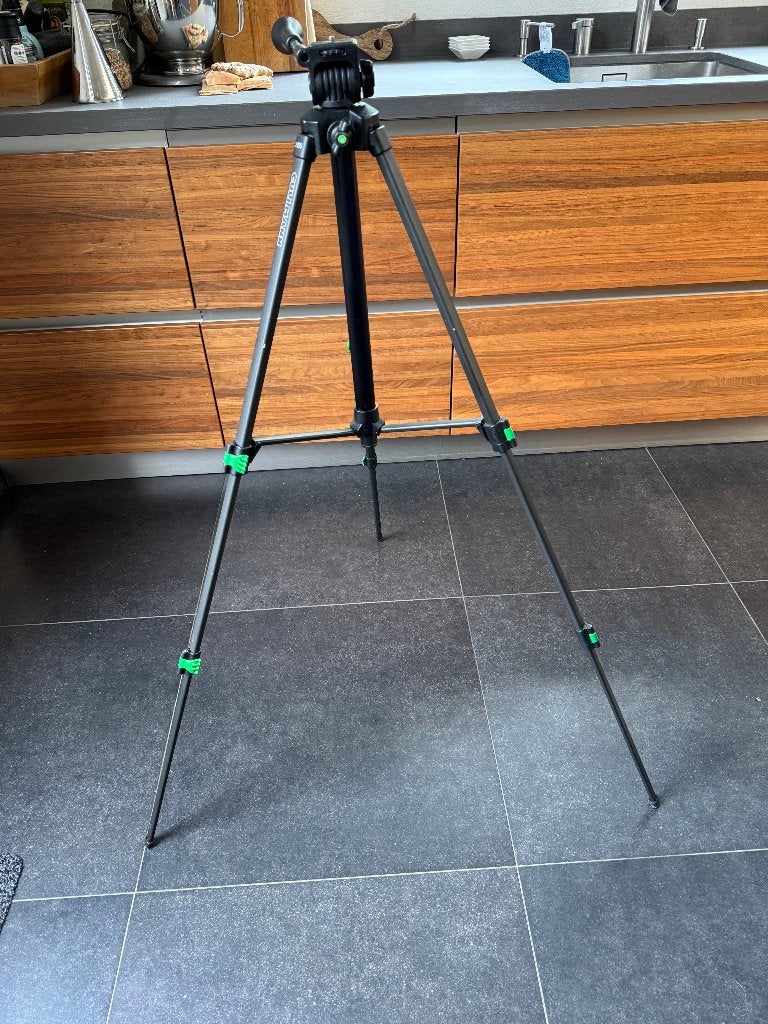 Camera statief op driepoot, Cullmann, 125 cm of minder, Zo goed als nieuw, 3-assige stabilisatie