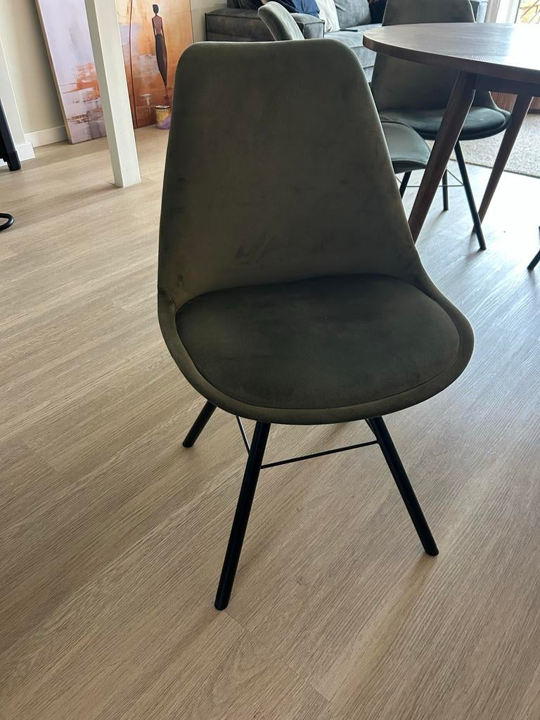 8x Luxe velvet eetkamerstoelen – zo goed als nieuw!, Huis en Inrichting, Stoelen, Overige kleuren, Ophalen of Verzenden, Zo goed als nieuw