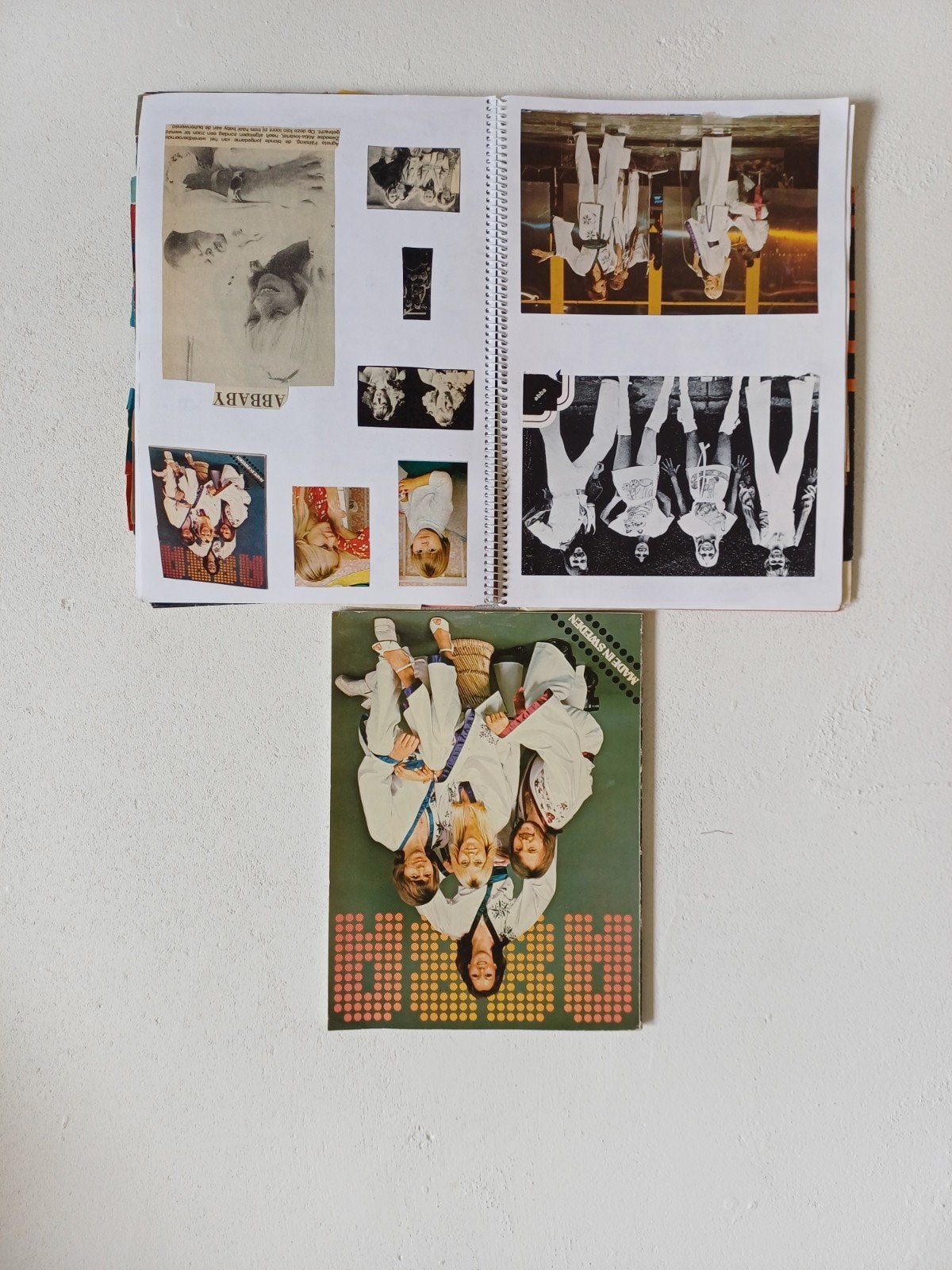 ABBA Plakboek en Magazine - Unieke Collectie, Ophalen, Gebruikt, Boek, Tijdschrift of Artikel