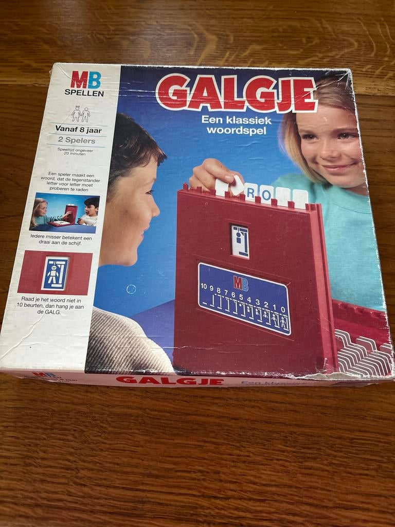 Galgje, Een of twee spelers, Ophalen, Gebruikt