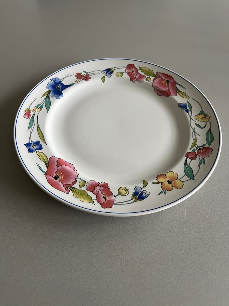 Alpine Meadow by Wood & Sons gebaksschaal met bloemmotief, Ophalen, Keramiek, Nieuw, Bord(en)