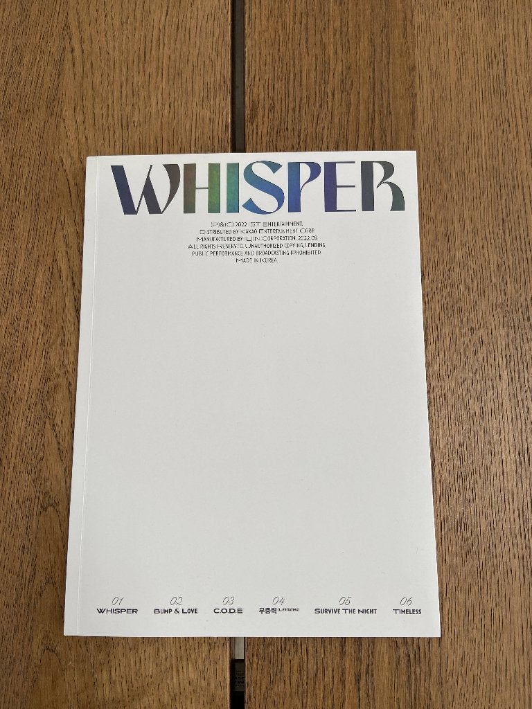 The Boyz whisper kpop album compleet incl. pc's, Ophalen of Verzenden, Zo goed als nieuw, Cd of Plaat