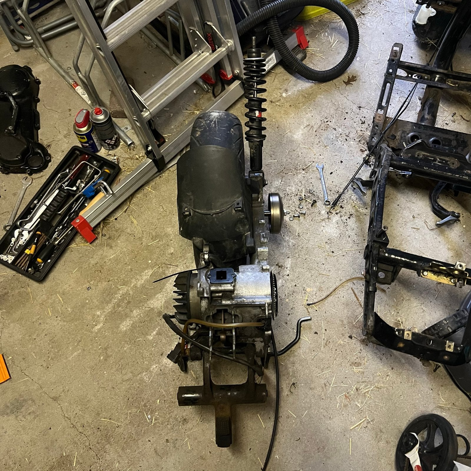 Piaggio typhoon blok incompleet, Ophalen, Gebruikt, Blok, Piaggio