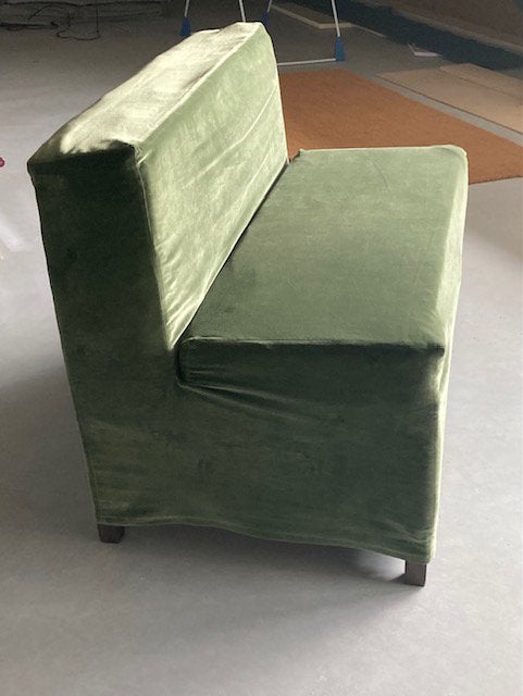 DWI Linteloo - Henk Vos - 2 stoelen / bankjes - 120 cm breed, Ophalen, Gebruikt, Minder dan 75 cm, Tweepersoons