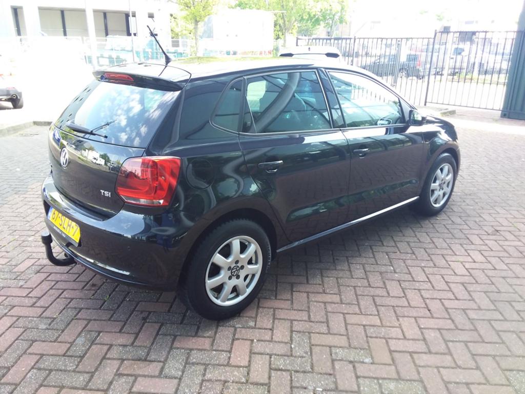Volkswagen Polo 6R 1.2 TSI 77KW 2011 Highline, Voorwielaandrijving, Stof, 40 €/maand, Zwart