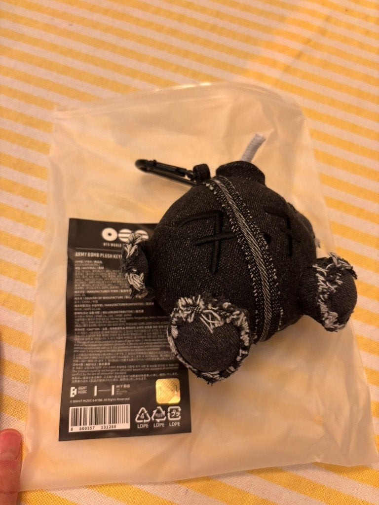 BTS Army Bomb Plush Keyring - Official Arirang Tour Merch, Ophalen, Nieuw, Pop, Beeldje of Miniatuur