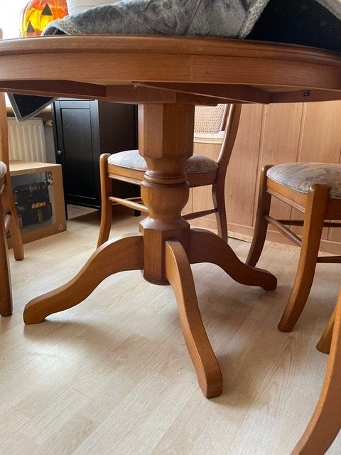 Eethoek MET 4 STOELEN, Huis en Inrichting, Complete eetkamers, Ophalen, Zo goed als nieuw, Klassiek, 4 tot 6 stoelen
