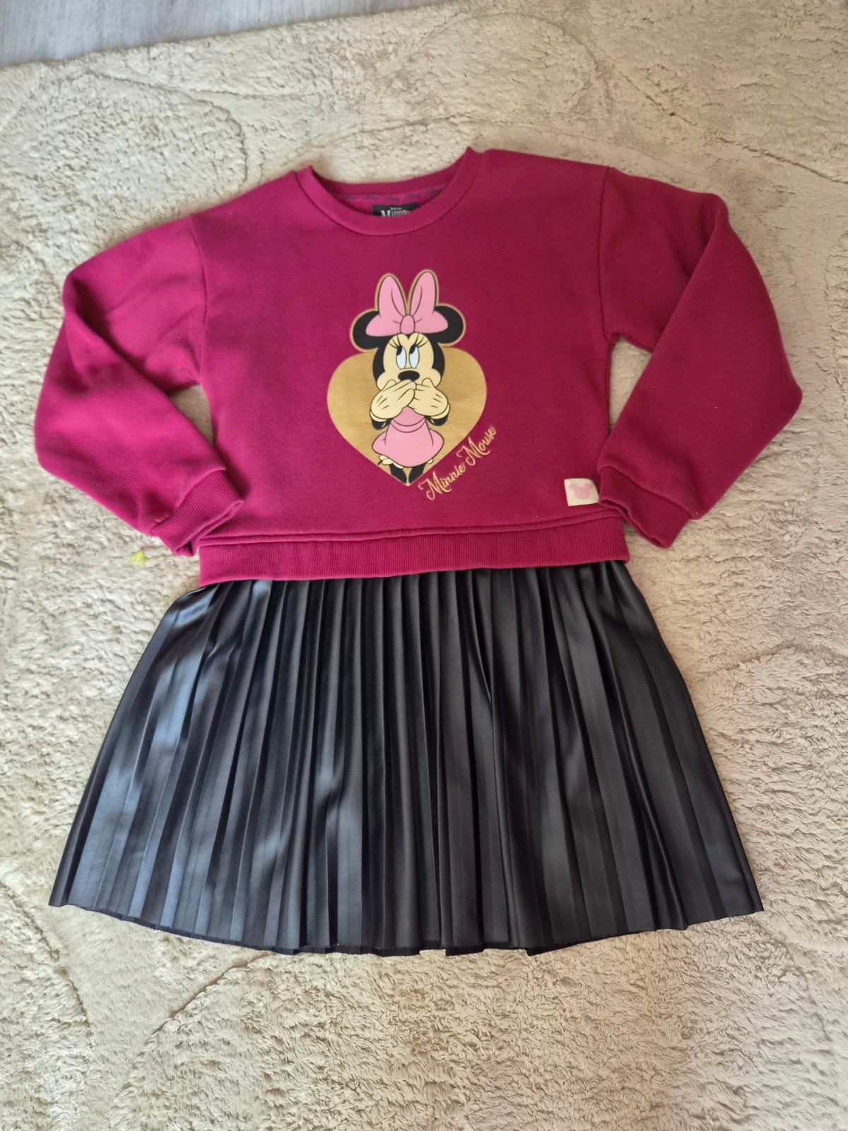 Primark Jurk Minnie Mouse Maat 122 Nieuwstaat, Meisje, Ophalen of Verzenden, Zo goed als nieuw, Jurk of Rok