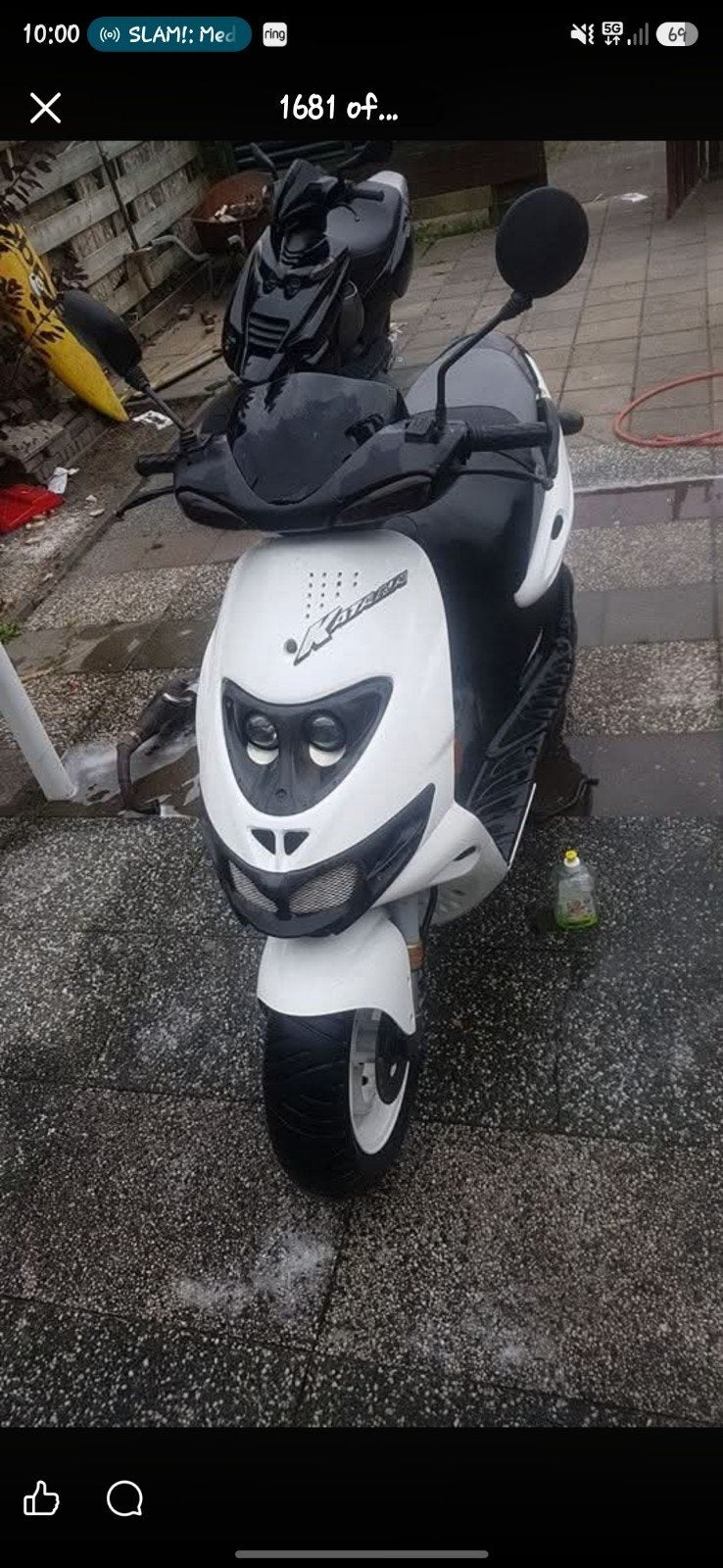 4x Suzuki Katana AY50 partij 1x70cc en veel onderdelen, Ophalen, Gebruikt, Benzine, Overige modellen