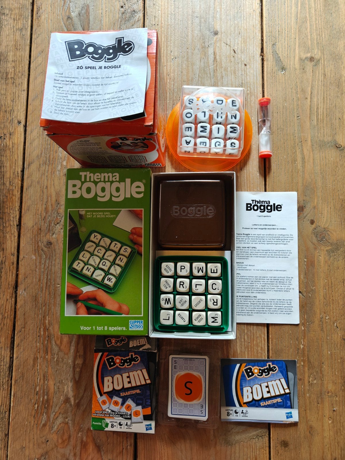 5 X Boggle., Hobby en Vrije tijd, Ophalen of Verzenden, Parker., Parker., Parker.