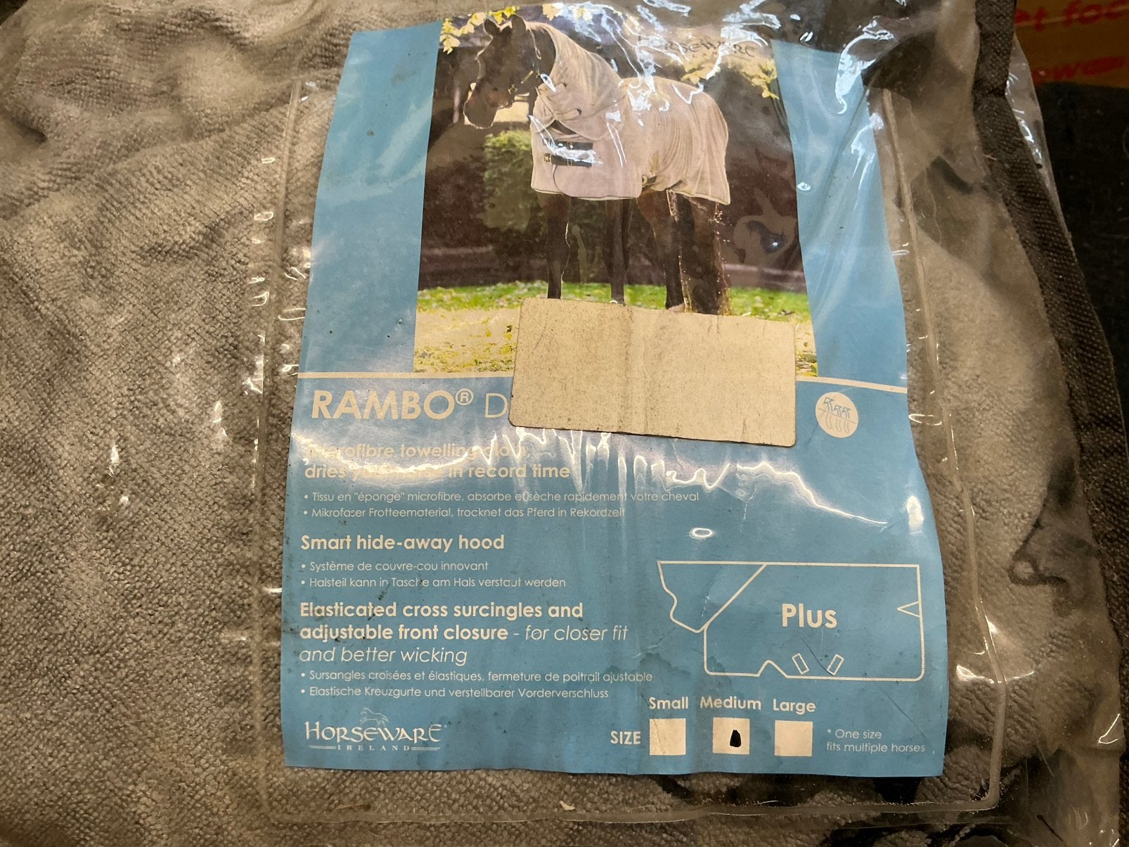 Horseware rambo dry sheet, Dieren en Toebehoren, Cob (M), Zweetdeken, Overige materialen, Ophalen of Verzenden