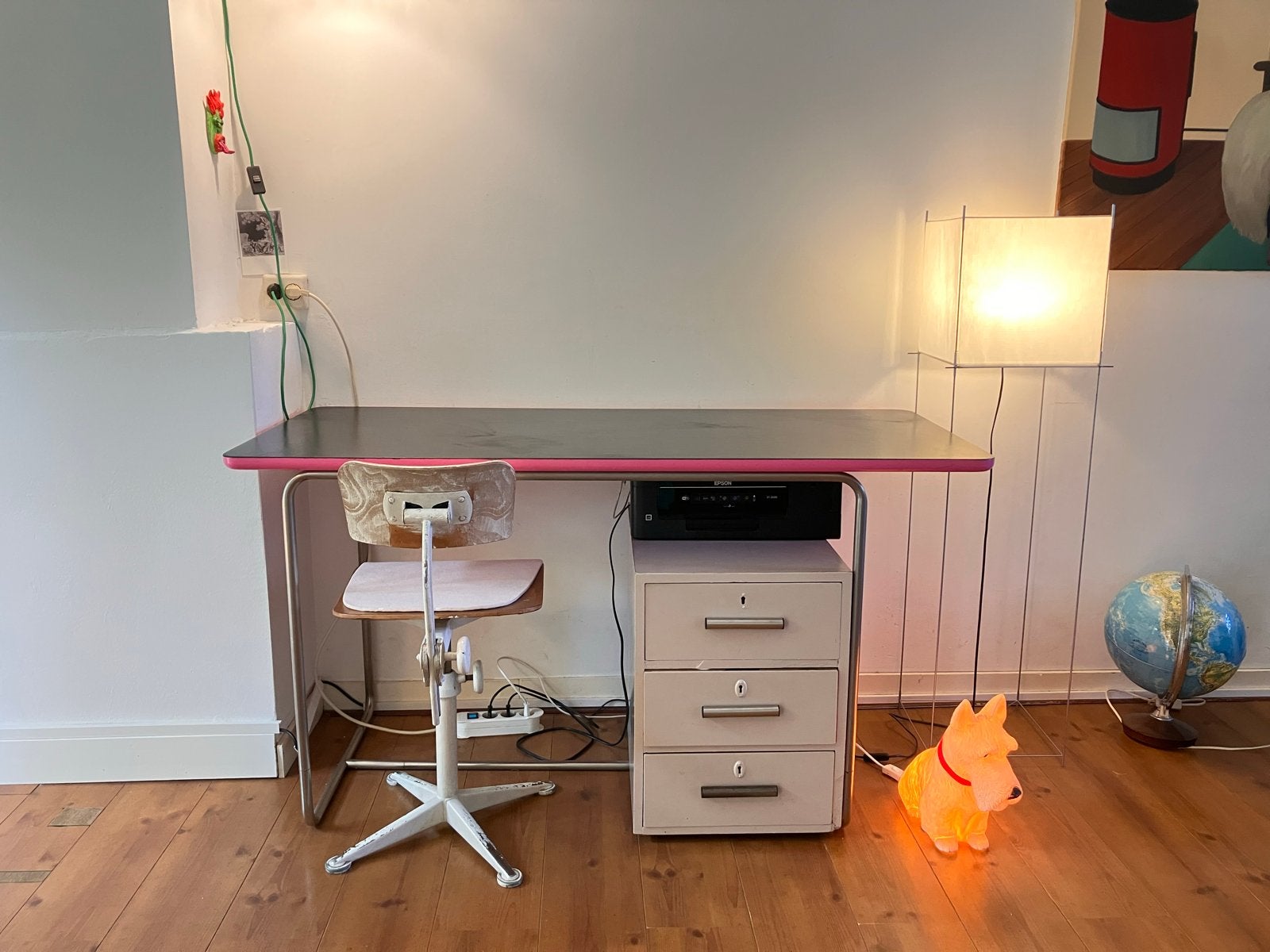 Vintage Torck bureau, Huis en Inrichting, Overige typen, Gebruikt, Met lades, Vintage