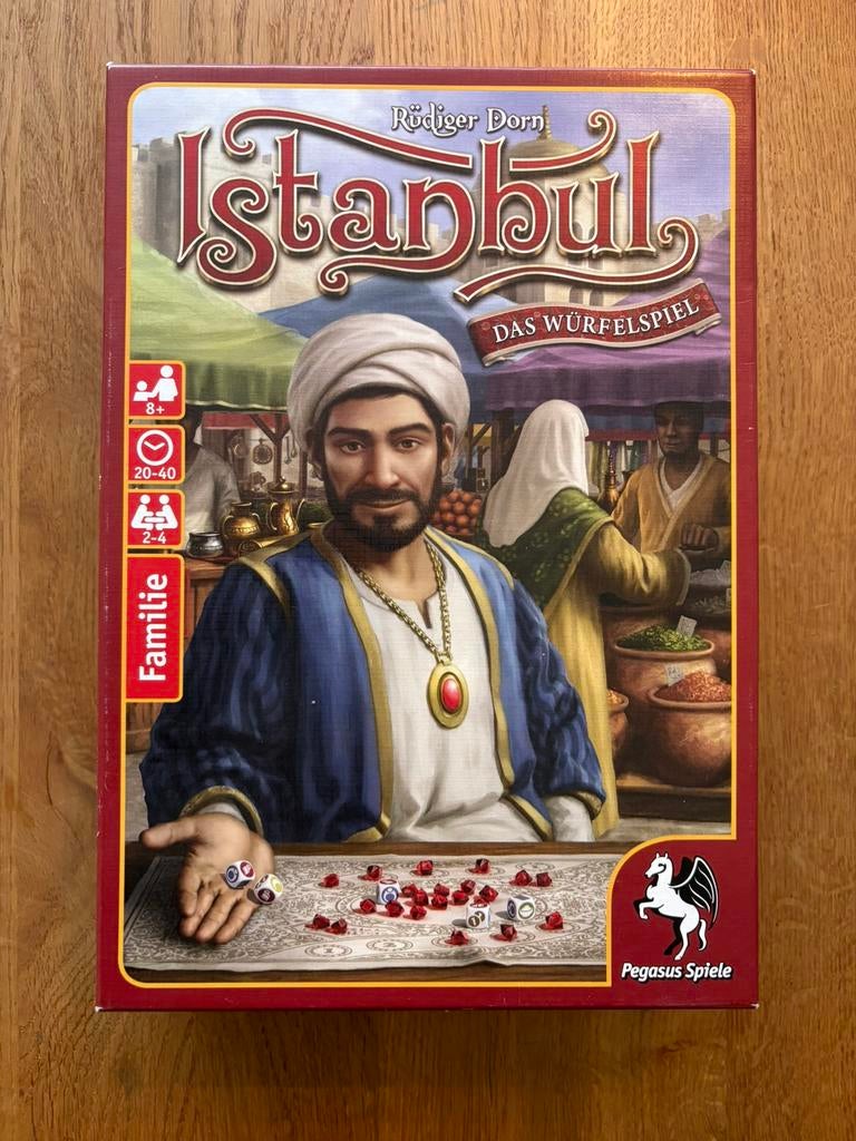 Istanbul the Dice Game - Met deluxe metal coins, Hobby en Vrije tijd, Een of twee spelers, Ophalen of Verzenden, Zo goed als nieuw
