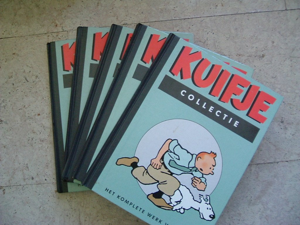 Kuifje collectie, 5 delen., Meerdere stripboeken, Ophalen of Verzenden, Zo goed als nieuw