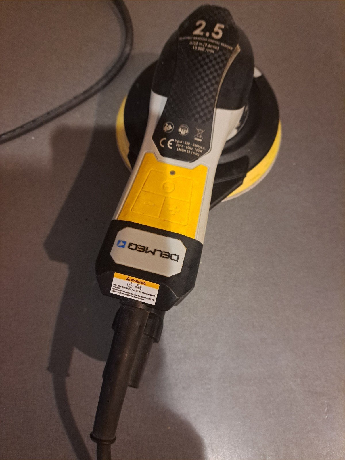 DELMEQ 2.5 Schuurmachine - Zo goed als nieuw, Ophalen, Zo goed als nieuw, Minder dan 600 watt, Excentrische schuurmachine