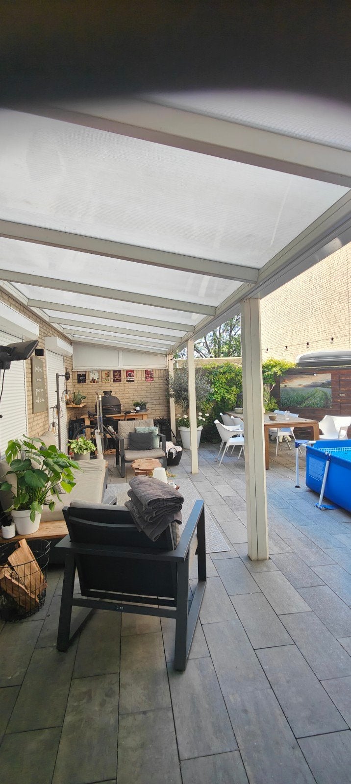 Overkapping 858 x 240, Tuin en Terras, Overkappingen, Ophalen, Veranda