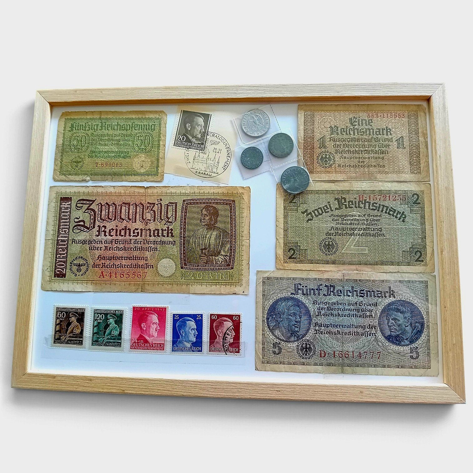 Set Tweede Wereldoorlog Lijst Reichskreditkassenscheine Munt, Ophalen of Verzenden, Duitsland, Setje