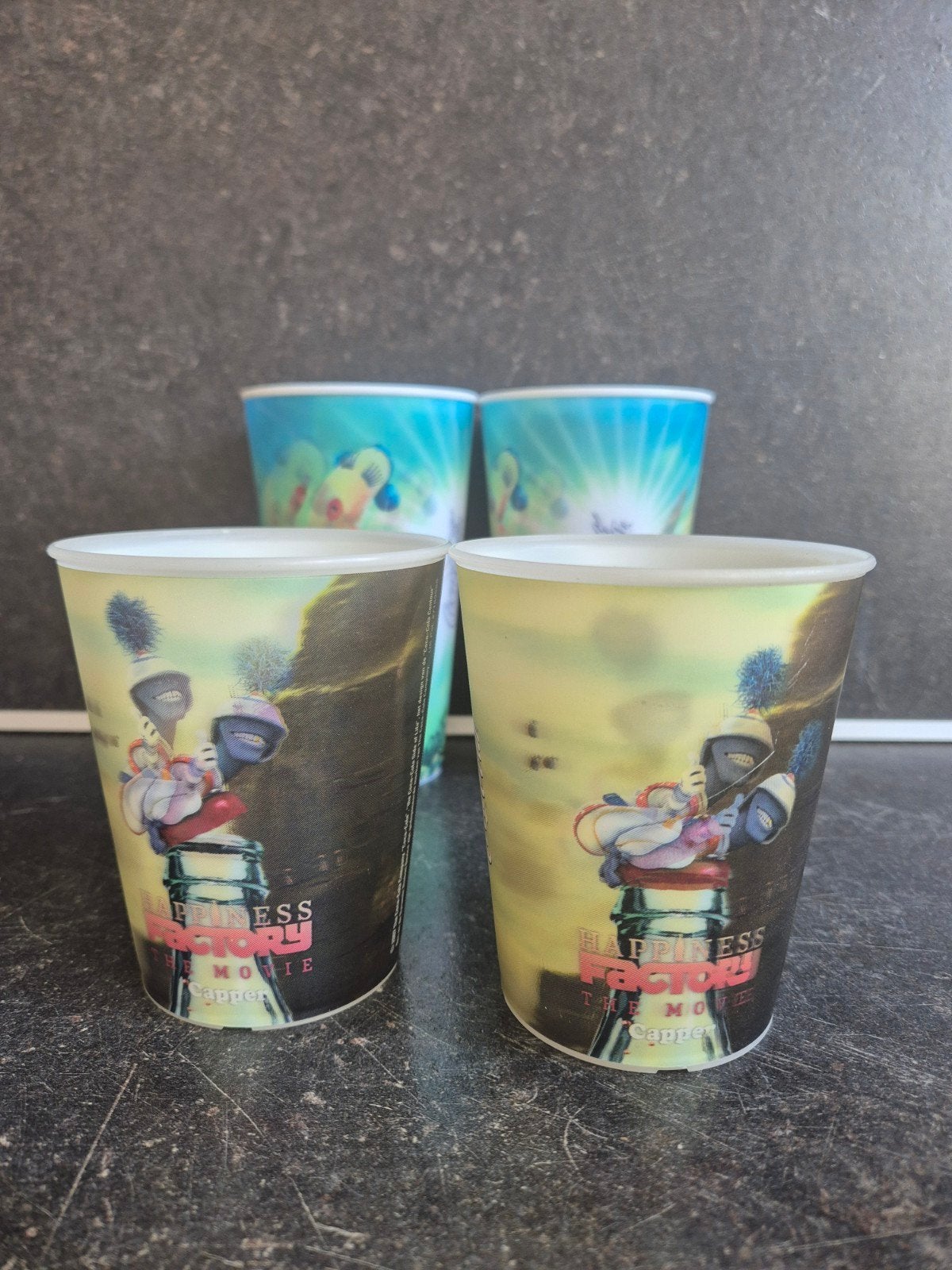 Coca Cola beker Happiness Factory the movie Capper, Ophalen of Verzenden, Frisdrankglas