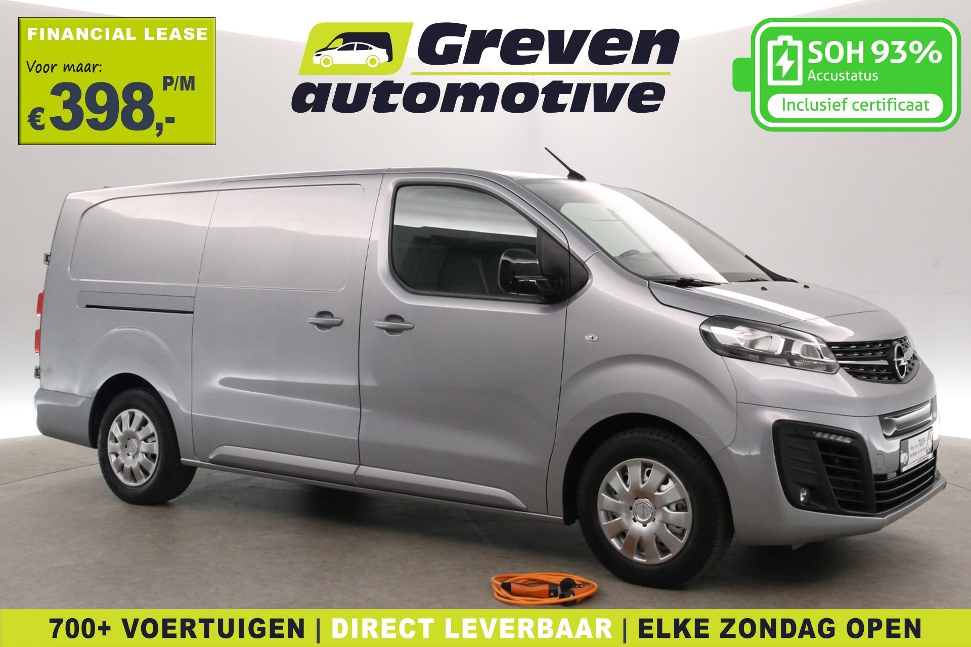 Opel Vivaro-e 75 kWh L3H1 | Snelladen | SOH 93% | Airco | Cr