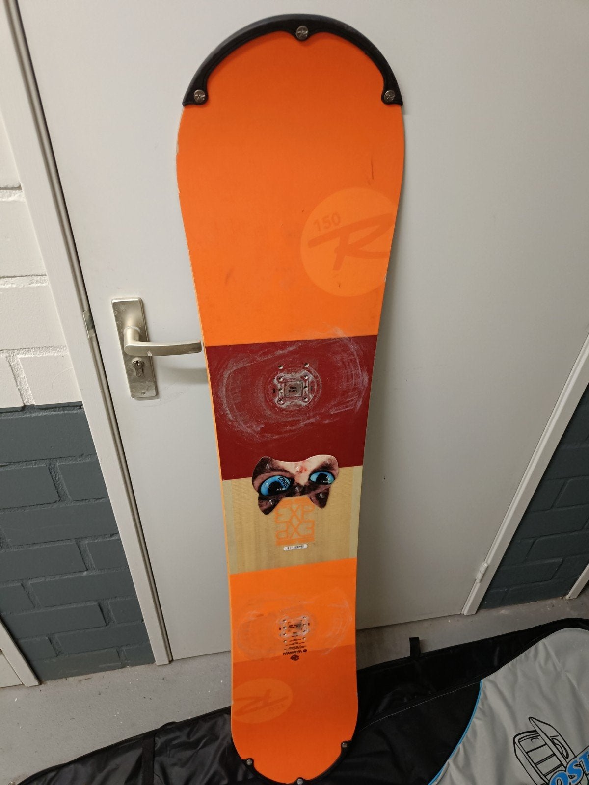 Rossignol Snowboard 150 cm met tas, Sport en Fitness, Ophalen, Gebruikt, Board