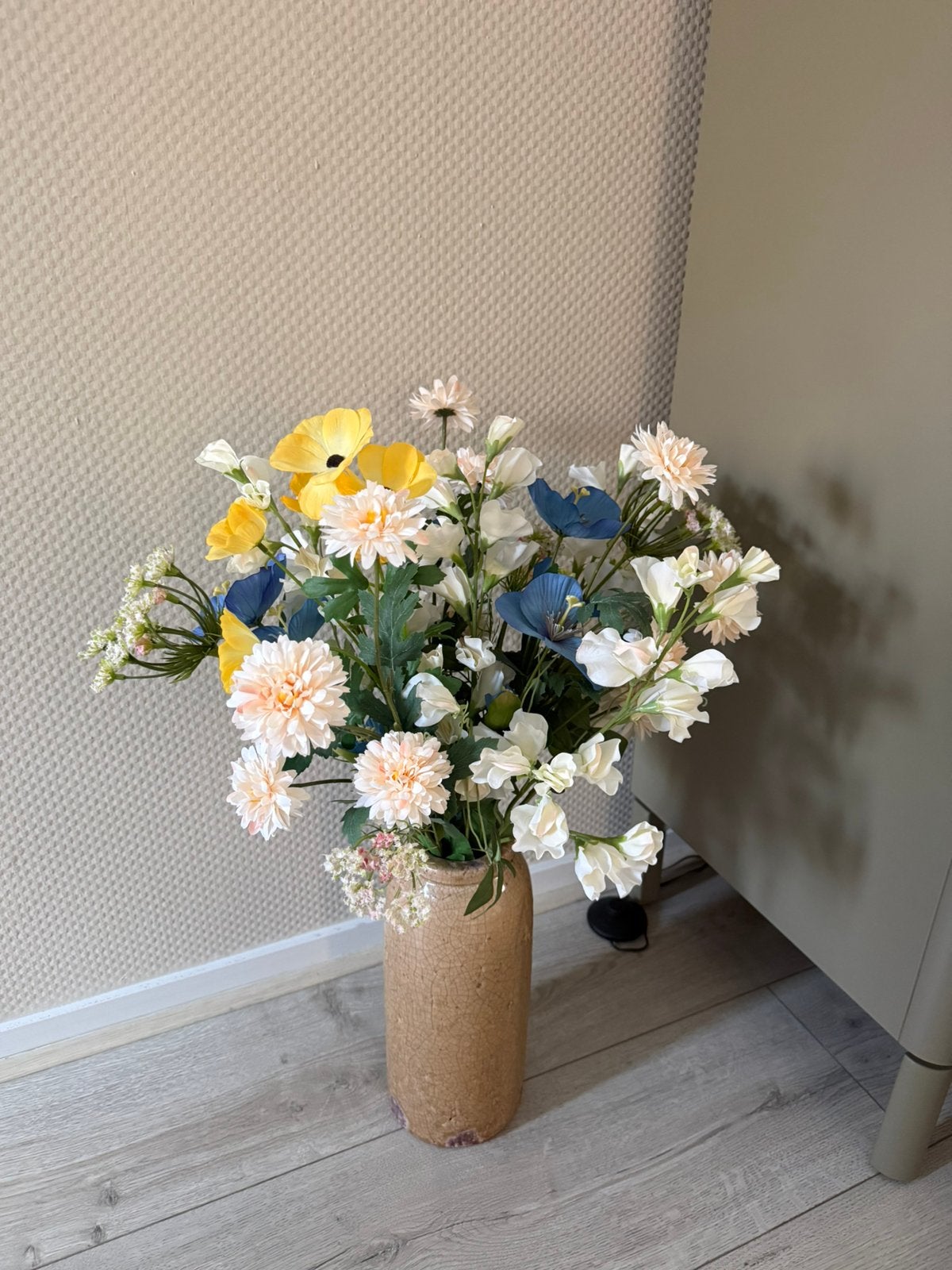 Kunstbloemen ZONDER vaas, Ophalen of Verzenden, Zo goed als nieuw