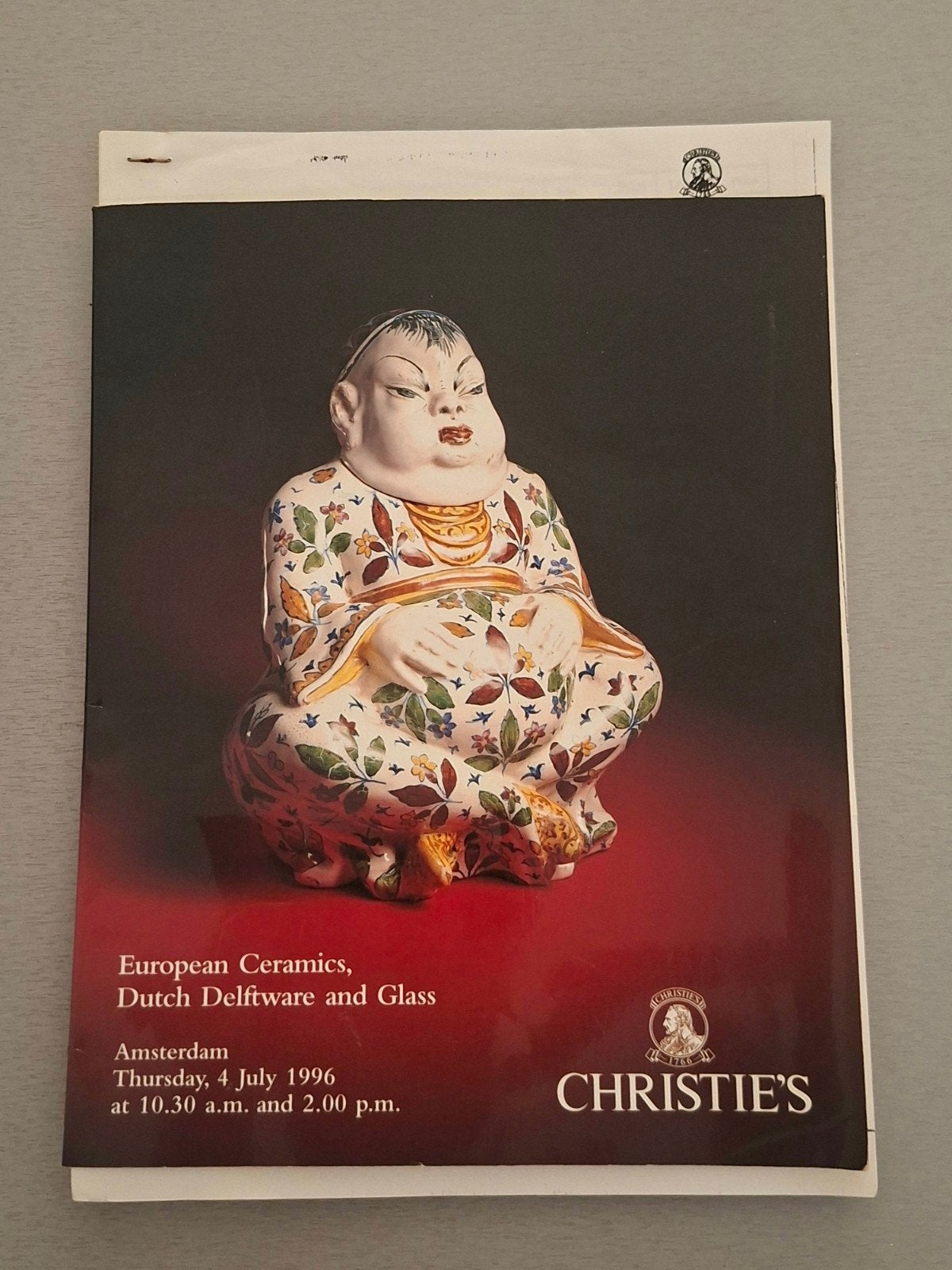 Christie's Amsterdam veilingcatalogus 1996 - Keramiek Delft, Ophalen of Verzenden, Gelezen