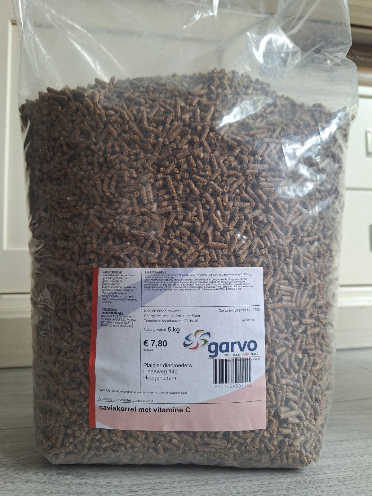 Caviavoer, 5 kg!, Ophalen of Verzenden, Nieuw, Verzorging