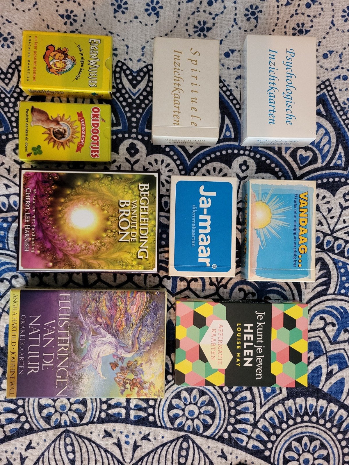 Diverse set inzicht-, orakel- en affirmatiekaarten, Ophalen, Zo goed als nieuw, Tarot of Kaarten leggen, Overige typen