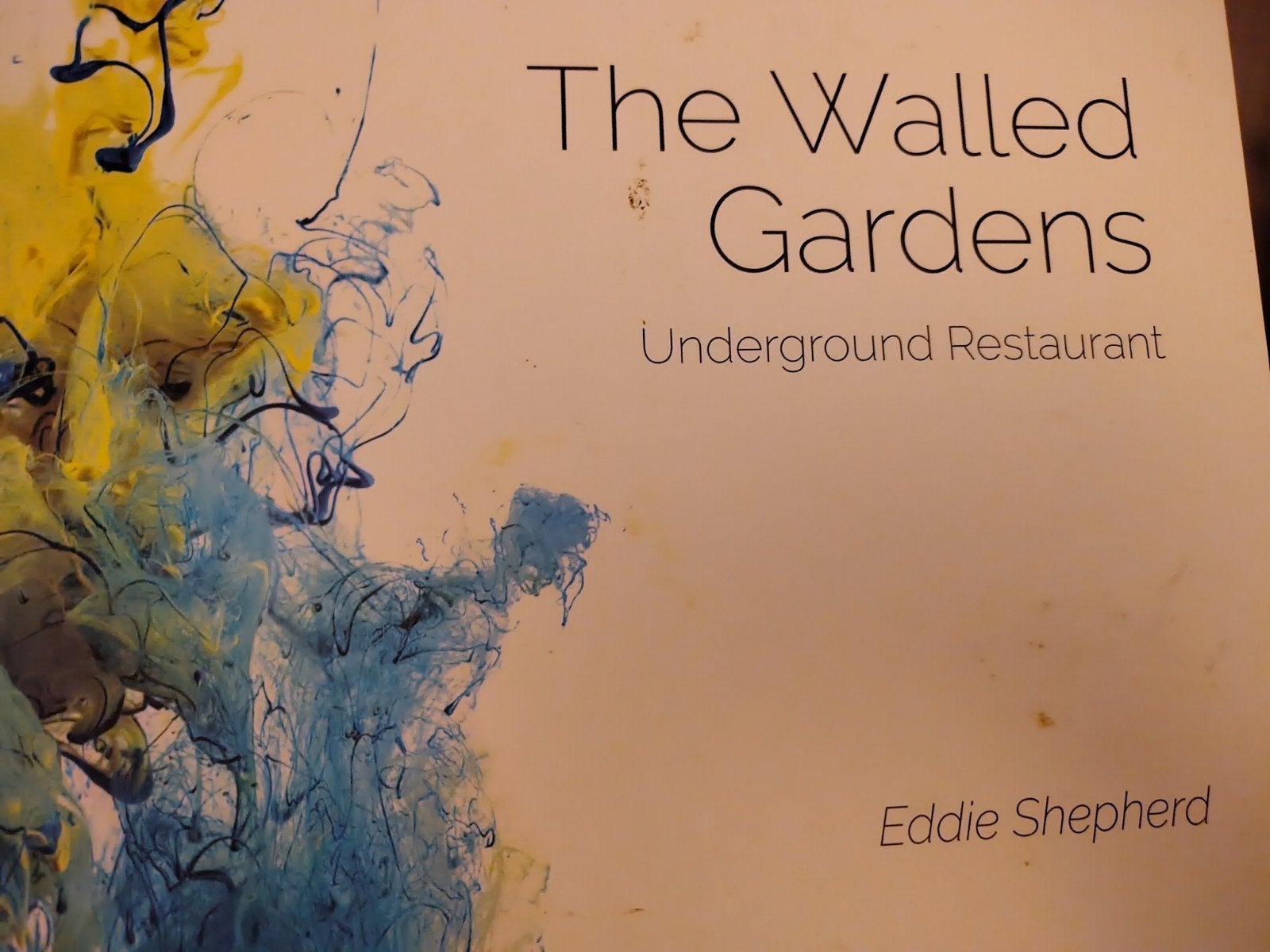 The Walled Gardens: Underground Restaurant - Eddie Shepherd, Ophalen of Verzenden, Zo goed als nieuw, Eddie Shepherd, Hoofdgerechten
