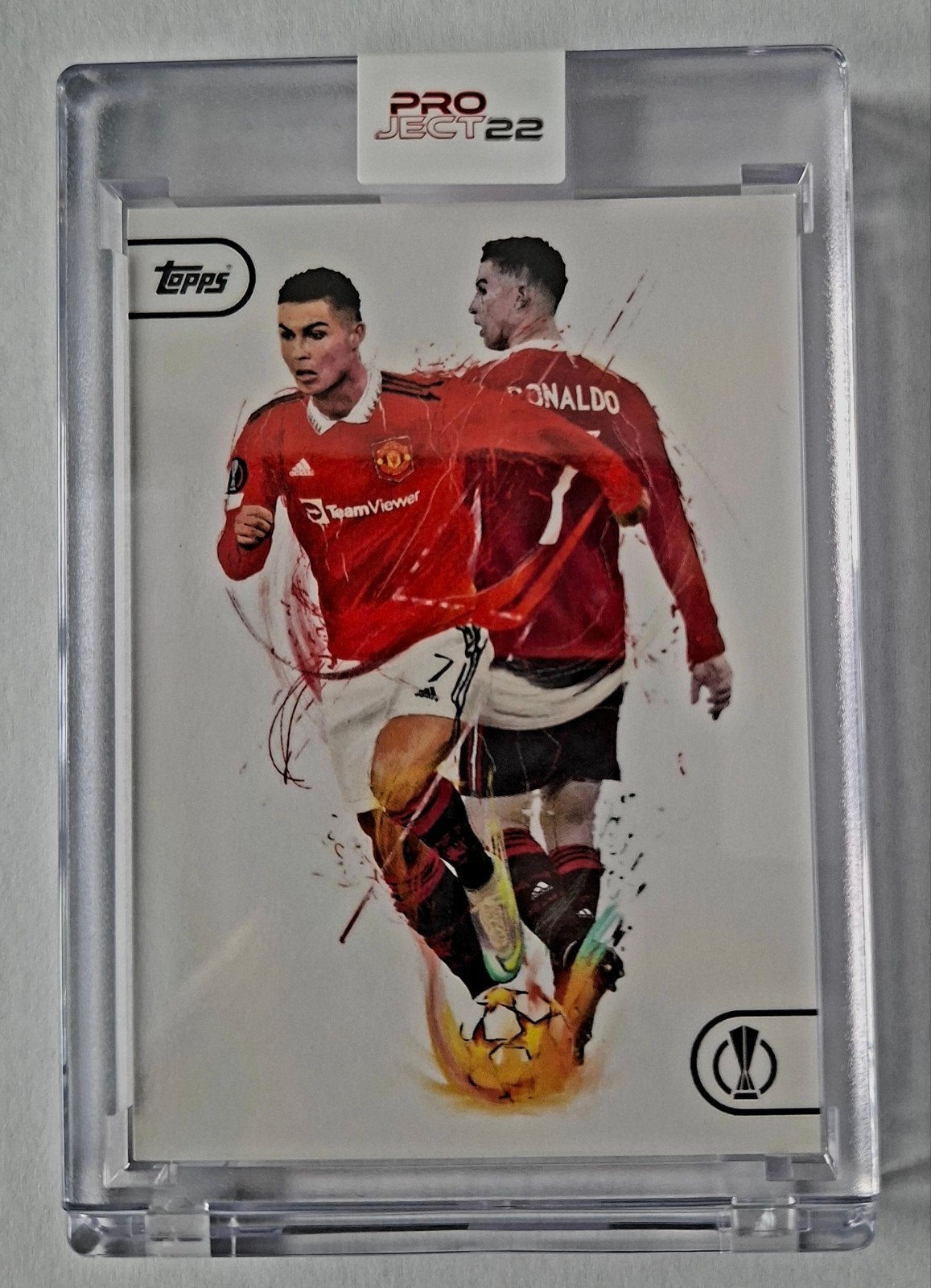 Topps Project 22 Cristiano Ronaldo Manchester United SEALED, Ophalen of Verzenden, Nieuw, Buitenlandse clubs, Spelerskaart