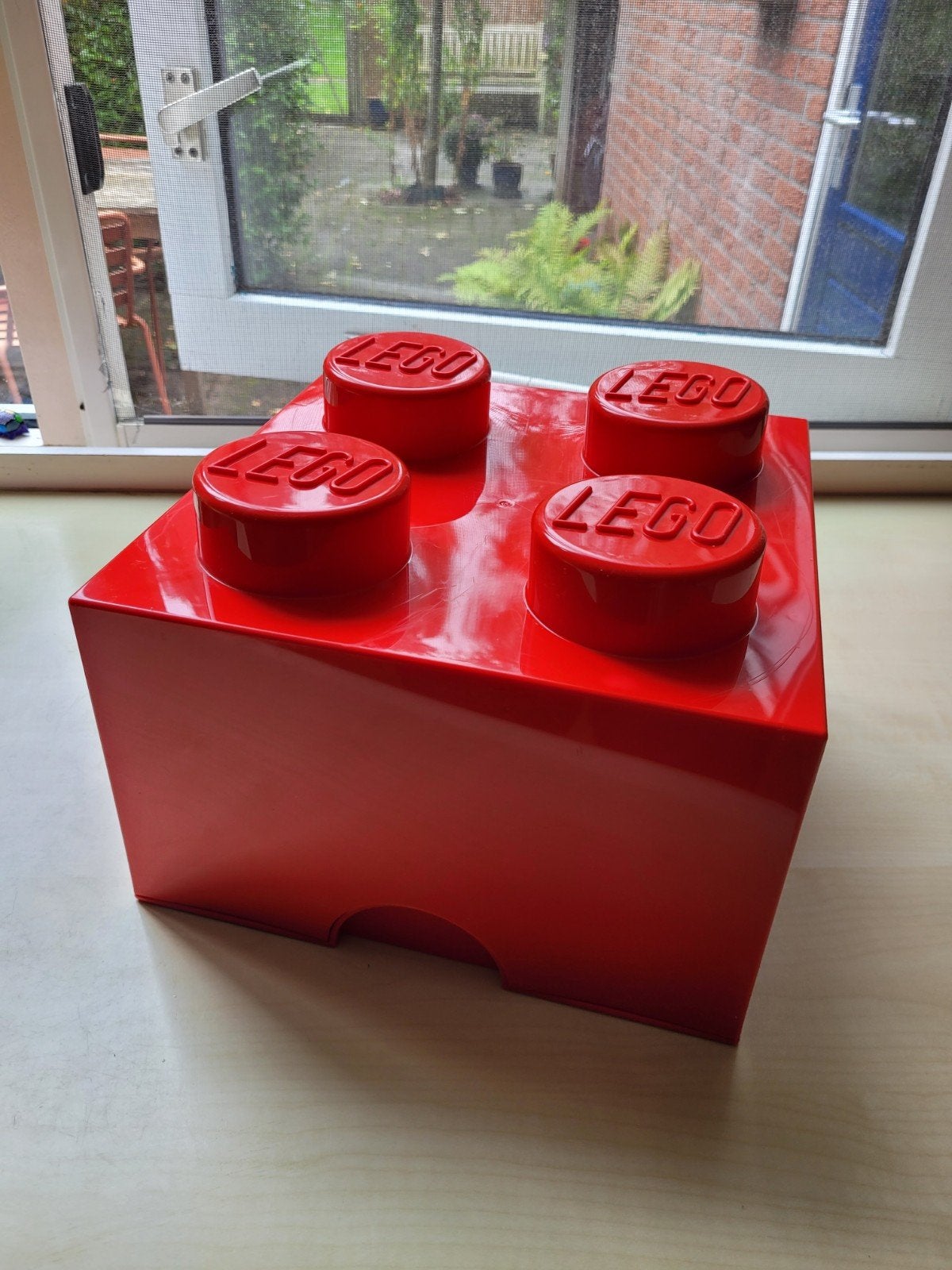 Lego opbergbox Brick 18x25 cm  rood, Ophalen of Verzenden, Gebruikt, LEGOLAND