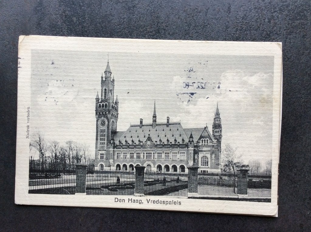 ‘s-Gravenhage, Vredespaleis, Ophalen of Verzenden, 1920 tot 1940, Gelopen, Zuid-Holland