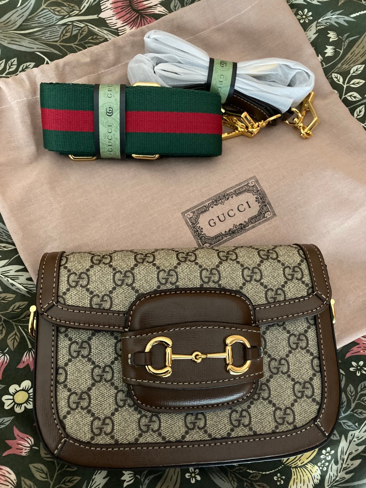 Nieuwe Gucci tas Horsebit 1955 small shoulder bag, Ophalen, Nieuw, Leer
