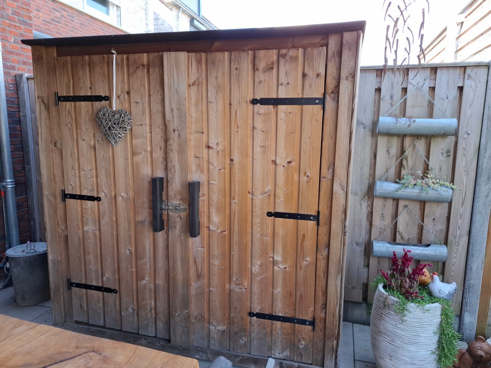 Houten berging voor buiten - ideaal voor opslag, Ophalen, Gebruikt, Hout, Containerberging