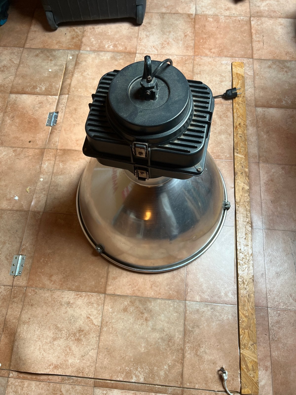 Grote industriële lamp / fabriekslamp, Metaal, Overige merken, Gebruikt, Industrieel