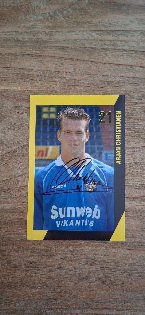 Spelerskaart met handtekening; Arjan Christianen # NAC Breda, Ophalen of Verzenden, Nieuw, NAC Breda, Spelerskaart
