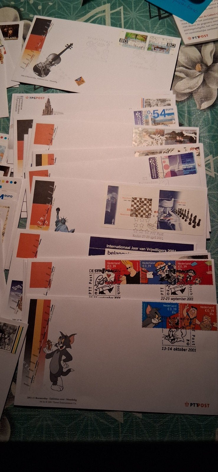 Collectie van Eerste Dag Enveloppen (FDC's), Postzegels en Munten, Ophalen of Verzenden, Envelop