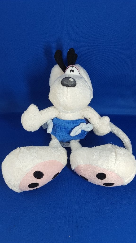 Diddl knuffel, 31 cm. Originele Diddel, blauwe broek. 8A1, Kinderen en Baby's, Speelgoed | Knuffels en Pluche, Tweedehands verkoop