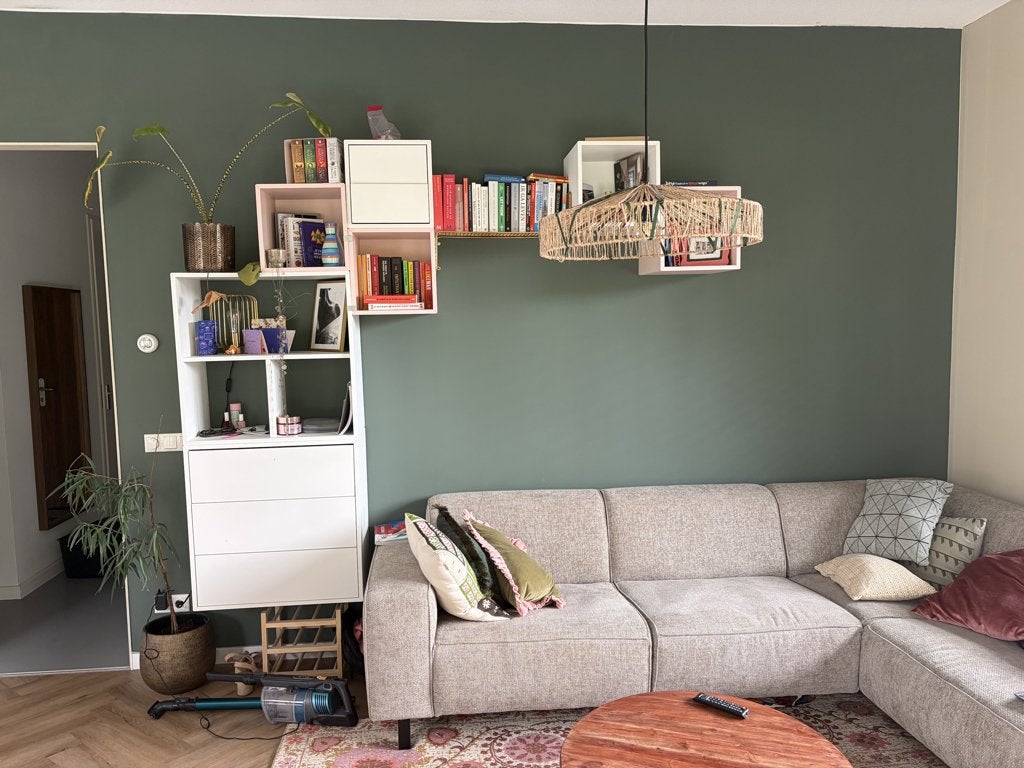 IKEA EKET Modulaire Kast - Wit & Roze , Ophalen, Gebruikt, Met deur(en), 100 tot 150 cm