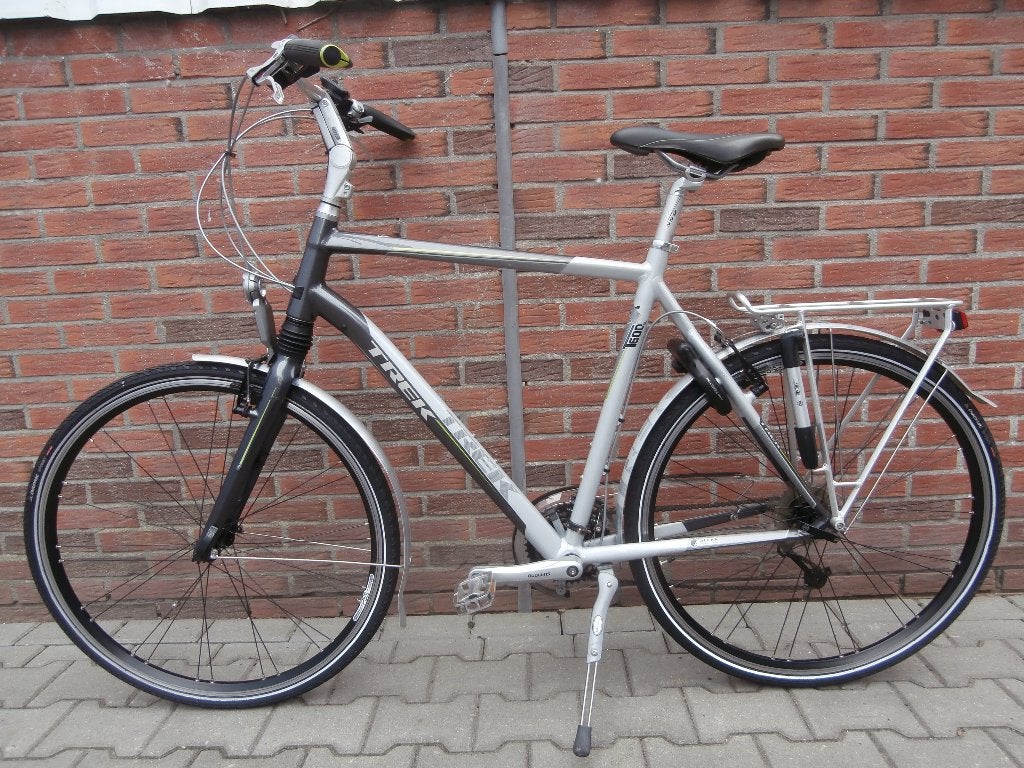 ALS NIEUWE Trek T600 heren 61 cm. NIEUWE BANDEN!, 28 inch, Vering, Velgrem, Zo goed als nieuw