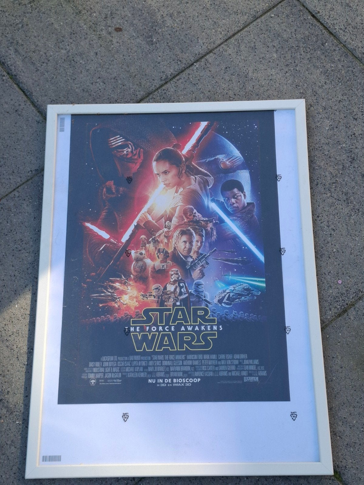 Star Wars: The Force Awakens, Ophalen, Rechthoekig Staand, Met lijst, Zo goed als nieuw