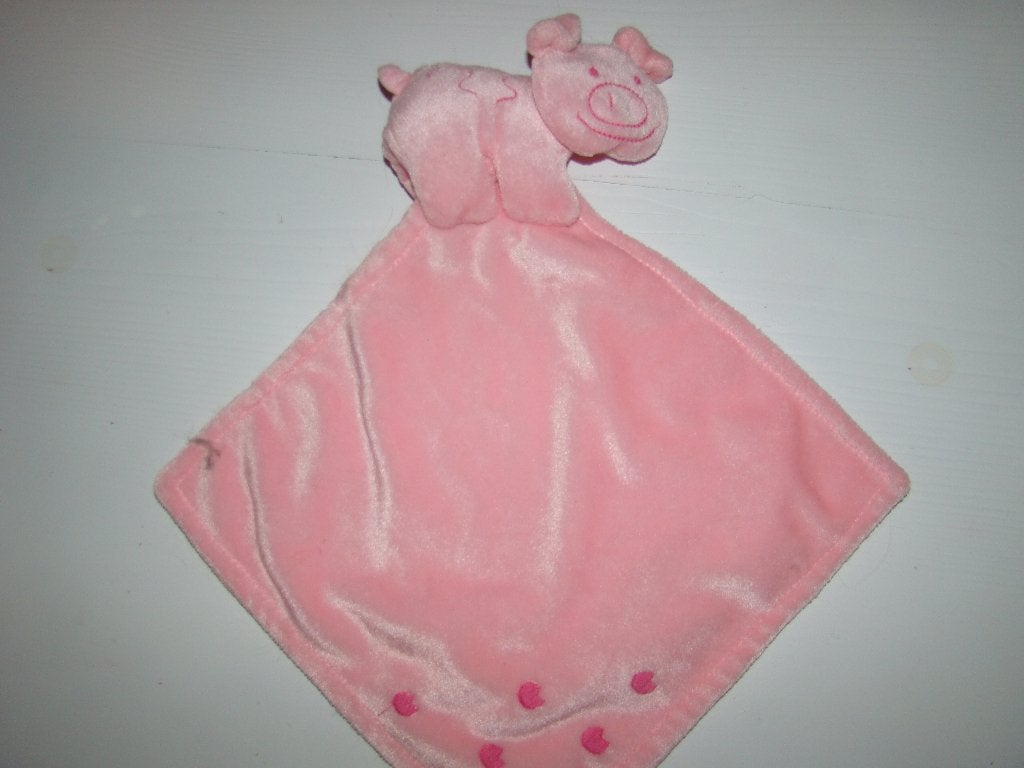 roze knuffeldoekje met varken varkentje eraan vast, Nieuw, Ophalen of Verzenden, Roze, Wasbaar