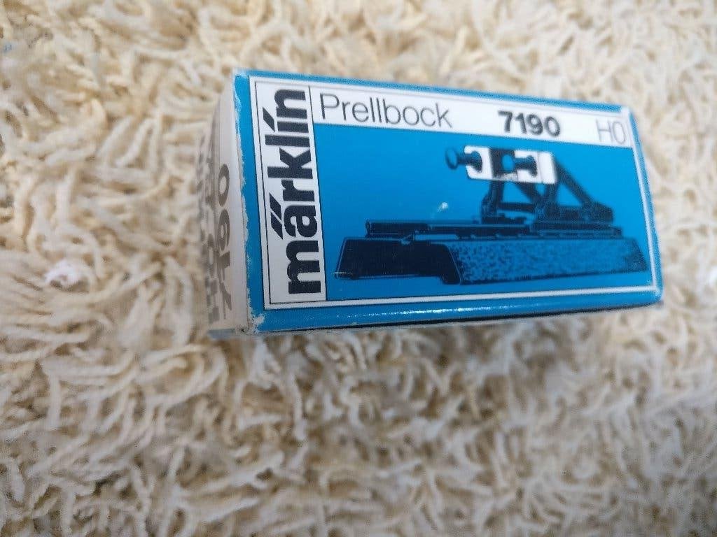 Märklin stootblok 7190, Hobby en Vrije tijd, Wisselstroom, Wagon, Ophalen of Verzenden, Zo goed als nieuw