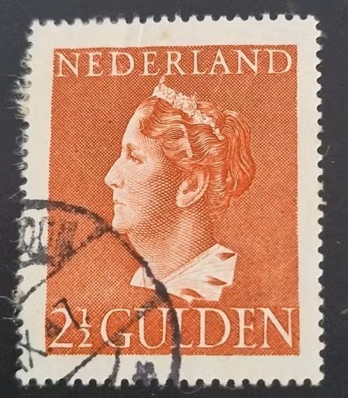 Nederland 1946 - NVPH 347 - Koningin Wilhelmina, Ophalen of Verzenden, Na 1940, Gestempeld