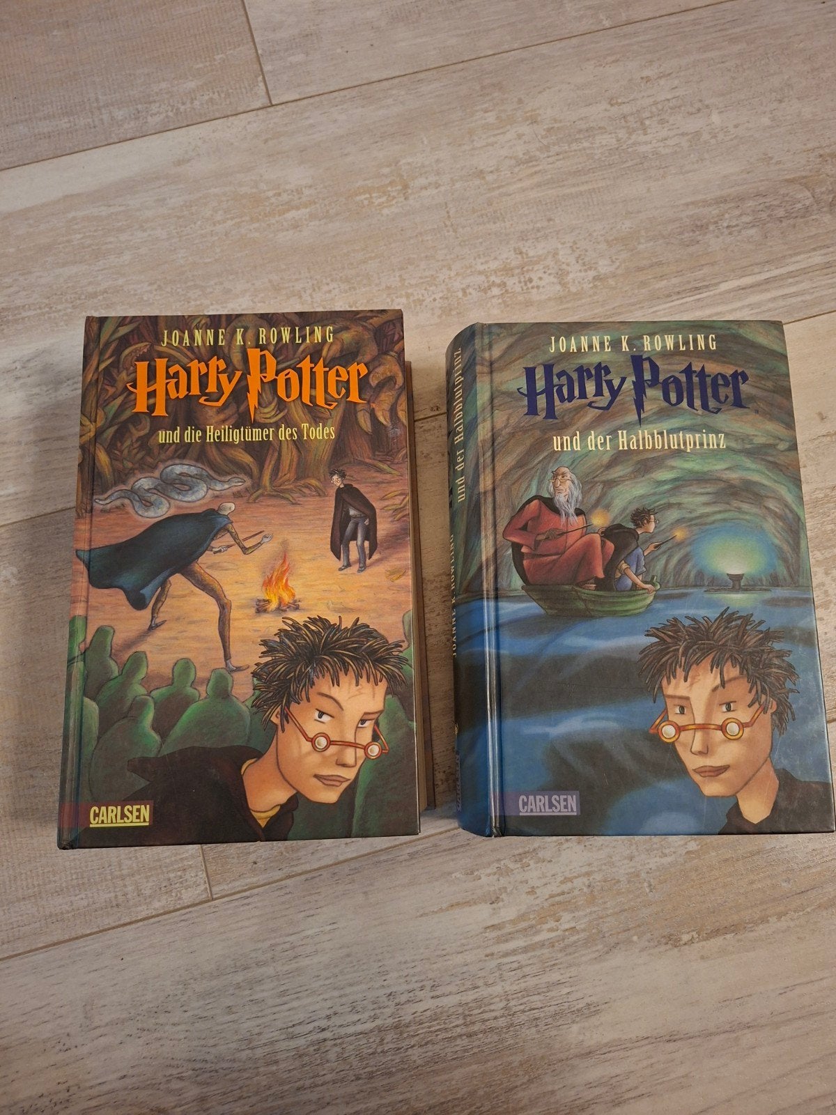 2 Duitse Harry Potter boeken - Hardcover, Zo goed als nieuw, Duits, J.K. Rowling, Ophalen of Verzenden, Zo goed als nieuw