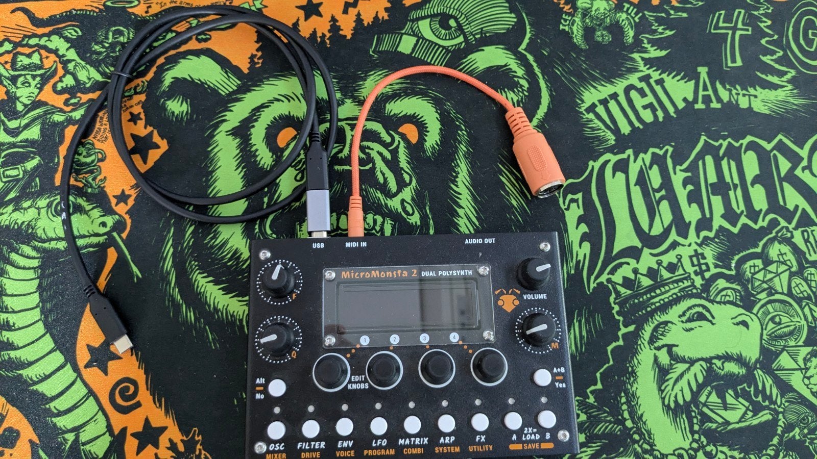 Audiothingies MicroMonsta 2 Dual Polysynth, Muziek en Instrumenten, Synthesizers, Ophalen of Verzenden, Zo goed als nieuw, Overige aantallen