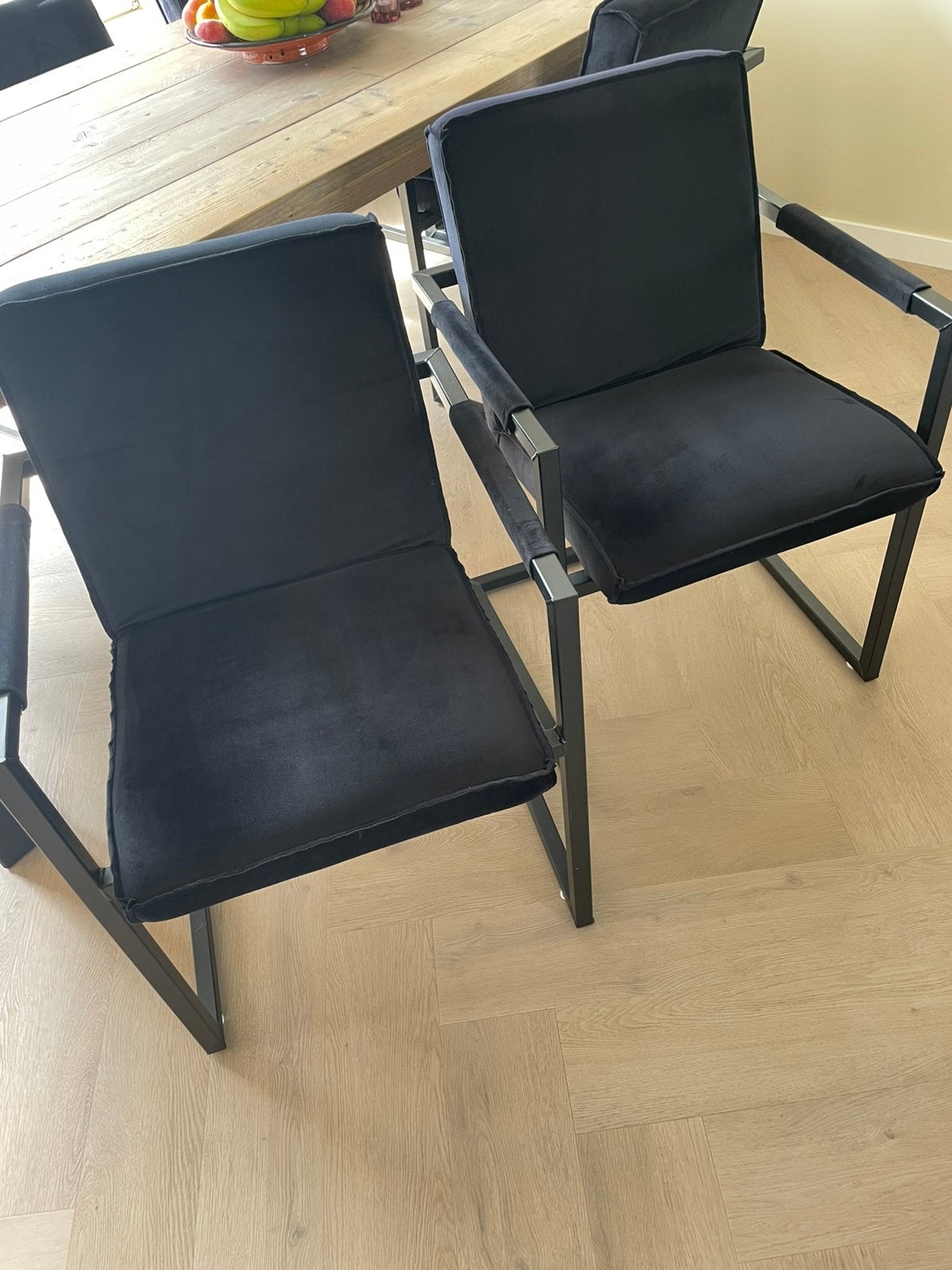 Eetkamerstoelen, Ophalen, Zwart, Vier