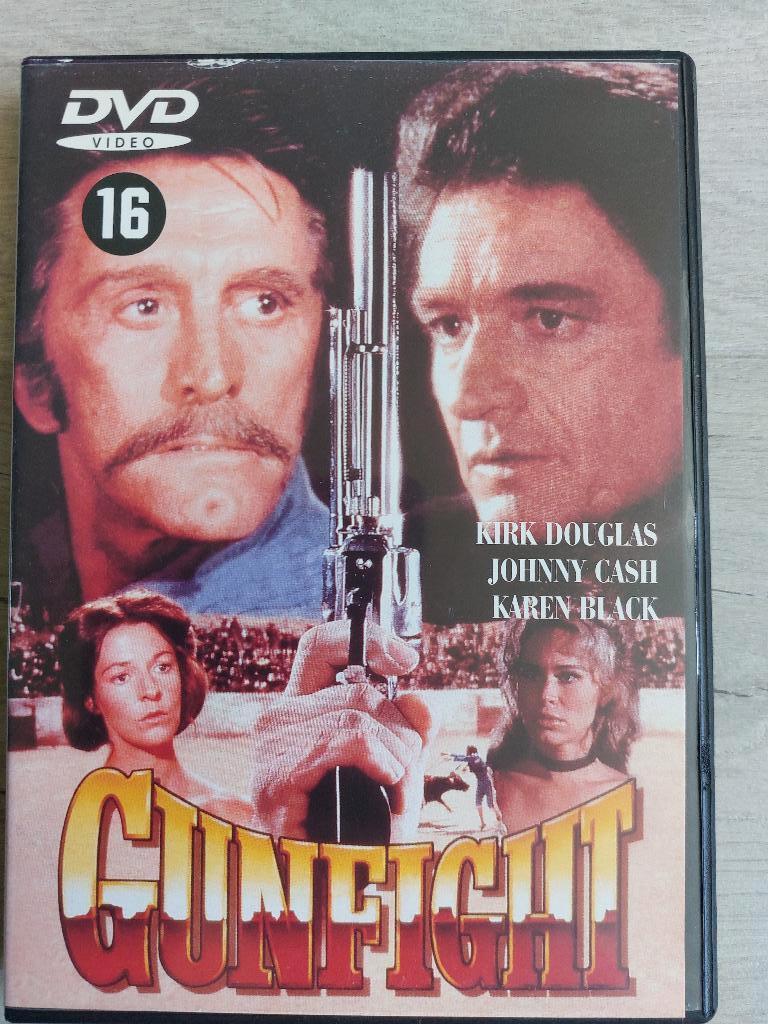 DVD Gunfight (1971)  Johnny Cash, Kirk Douglas, Cd's en Dvd's, Dvd's | Klassiekers, Ophalen, Vanaf 16 jaar, 1980 tot heden, Zo goed als nieuw
