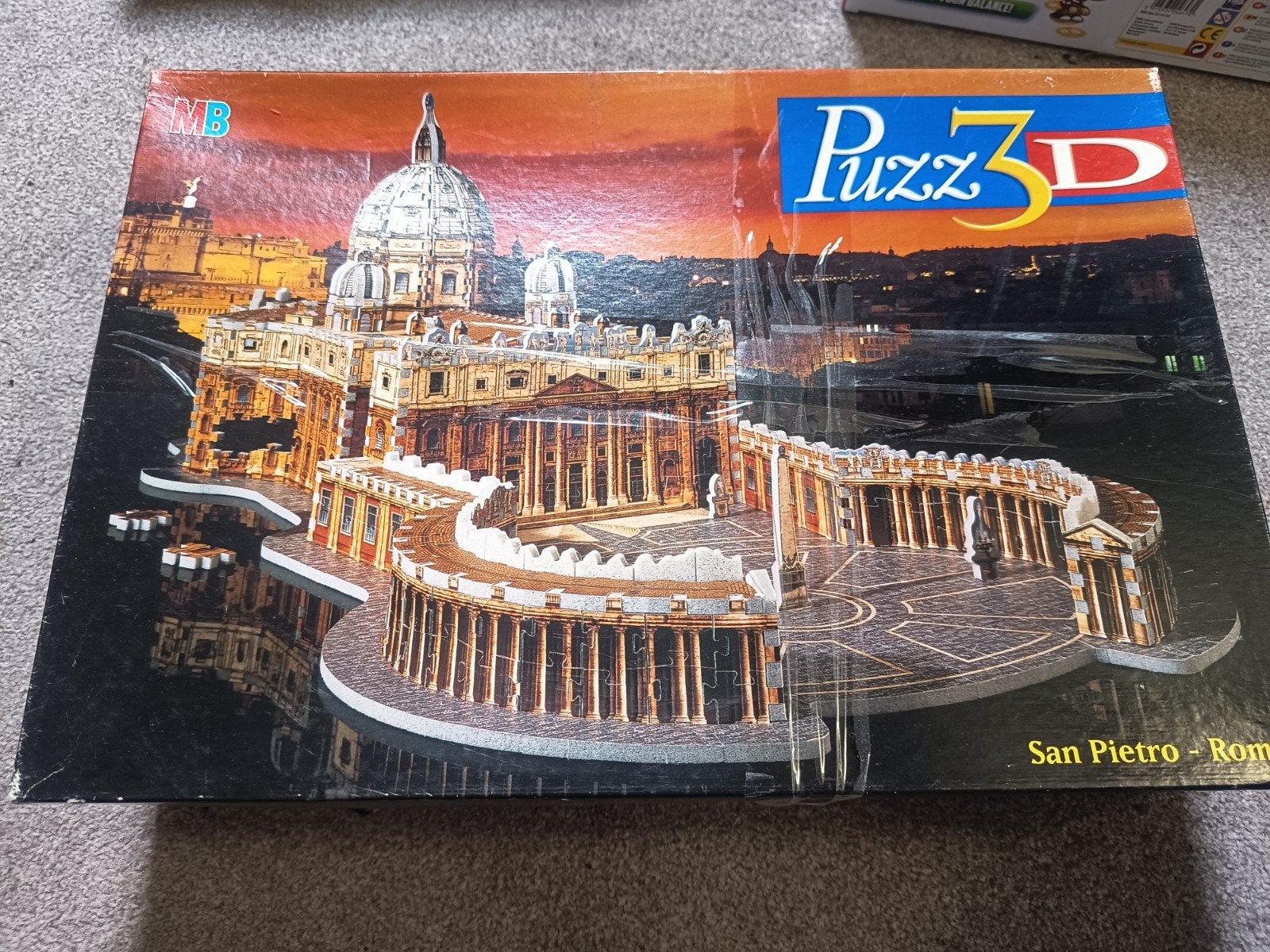 Puzzel 3D San Pietro - Rome 966 stukjes, Ophalen of Verzenden, 500 t/m 1500 stukjes, Gebruikt, Rubik's of 3D-puzzel