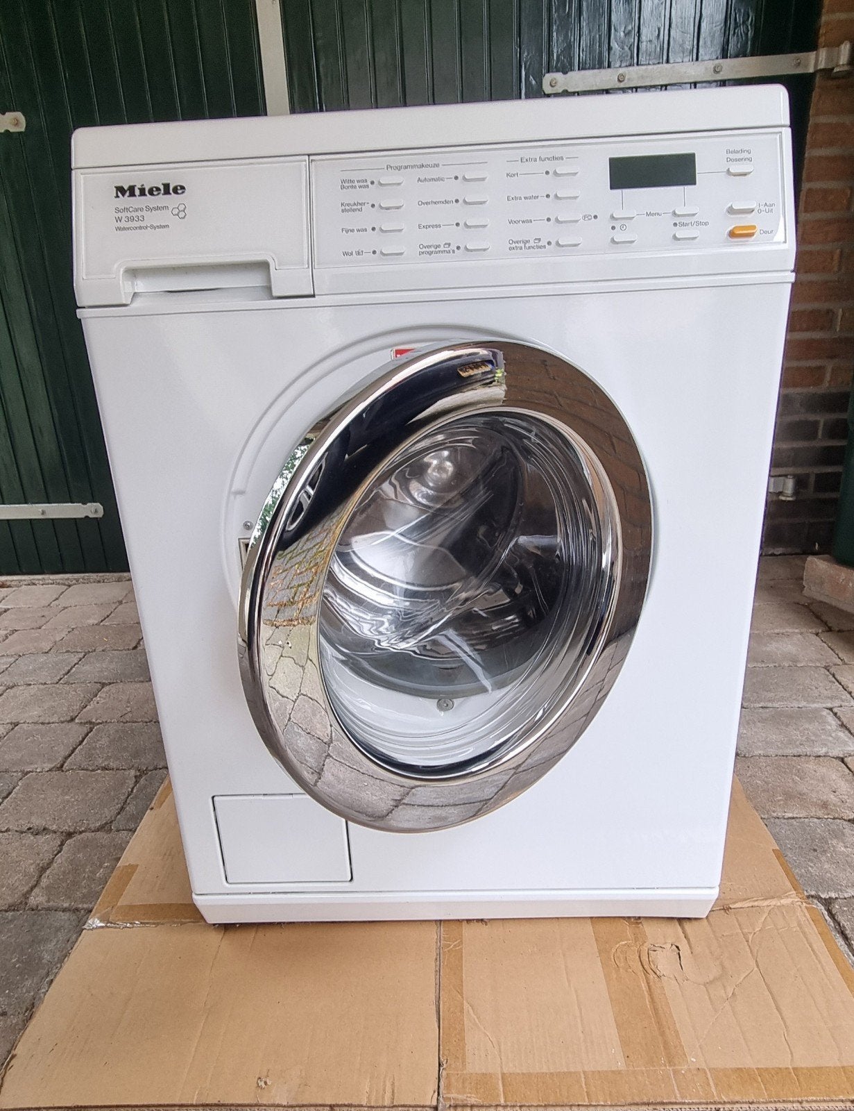 Miele W3933 wasmachine - voor de handige doe-het-zelver, Ophalen, Handwasprogramma, 1600 toeren of meer, Voorlader